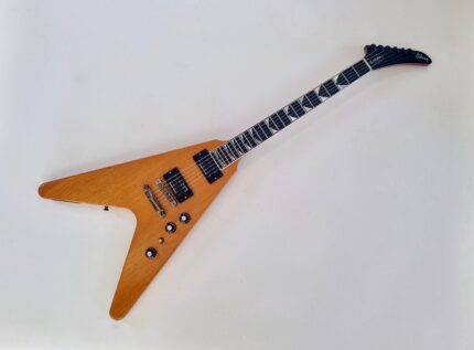 Gibson Flying V Dave Mustaine EXP Signature "Rust in Peace" 2023 Antique Natural