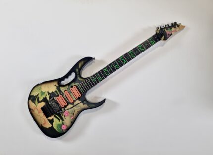 Ibanez JEM77-FP Steve Vai Signature 1990 Black Floral Pattern
