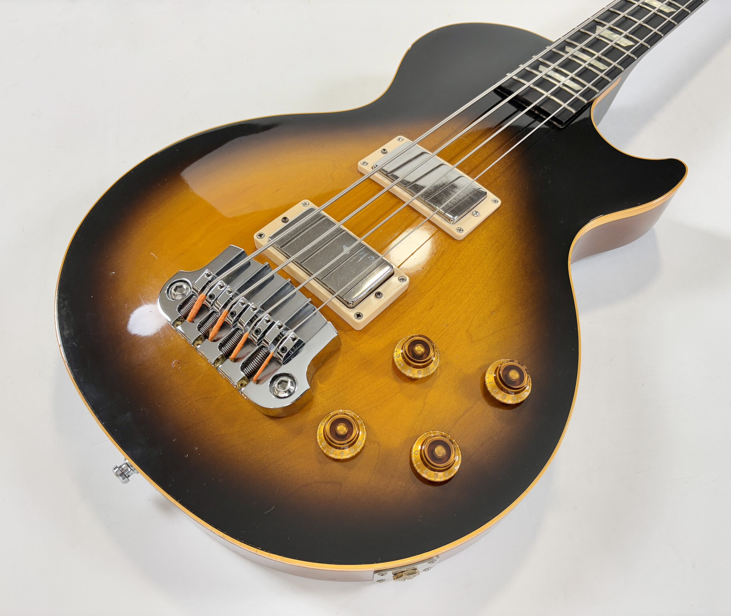 Gibson LPB-3 Les Paul Bass Standard 1992 Vintage Sunburst - Thumbnail 4