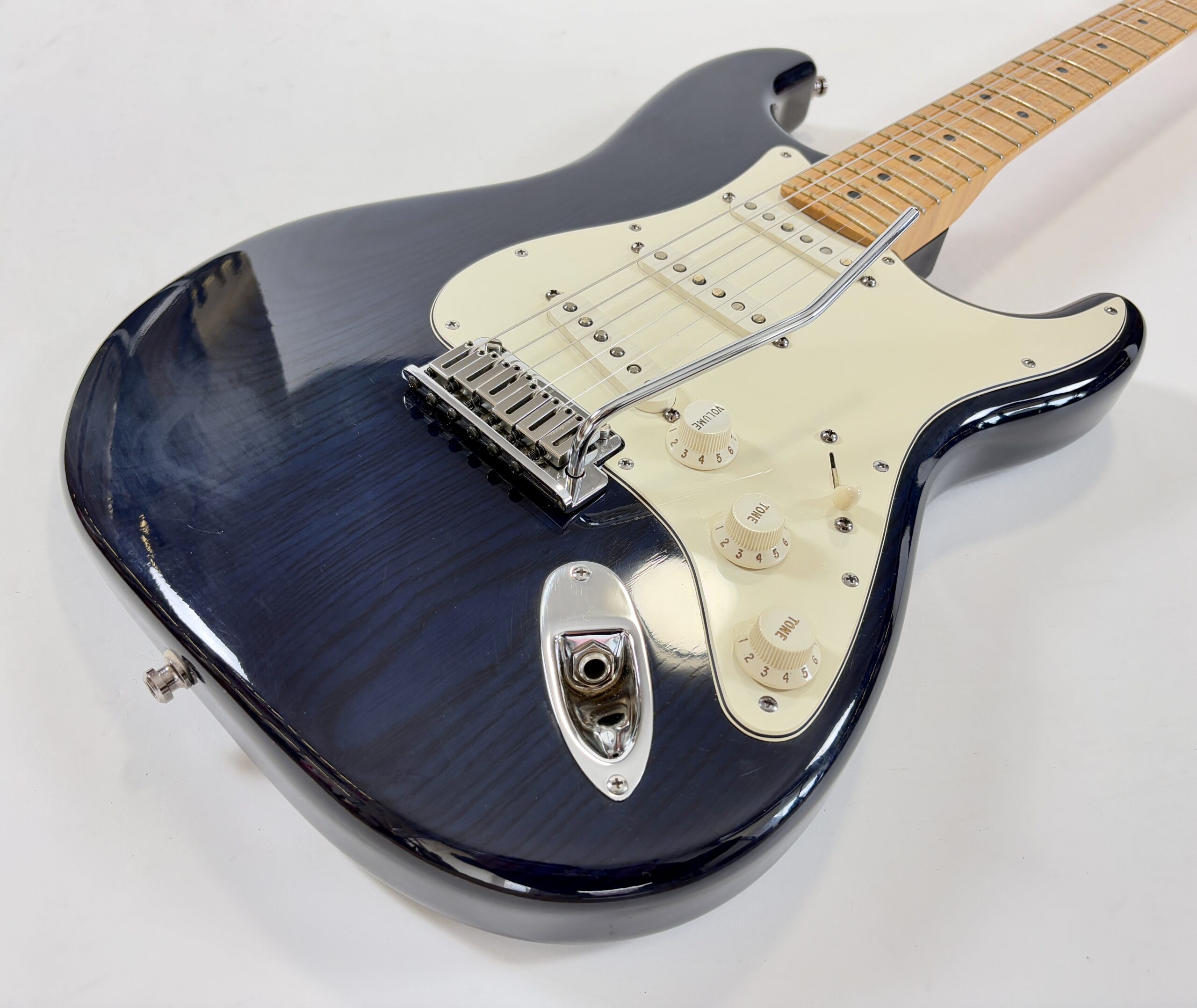 Fender Stratocaster Custom Classic 2002 Custom Shop Trans Blue - Thumbnail 4