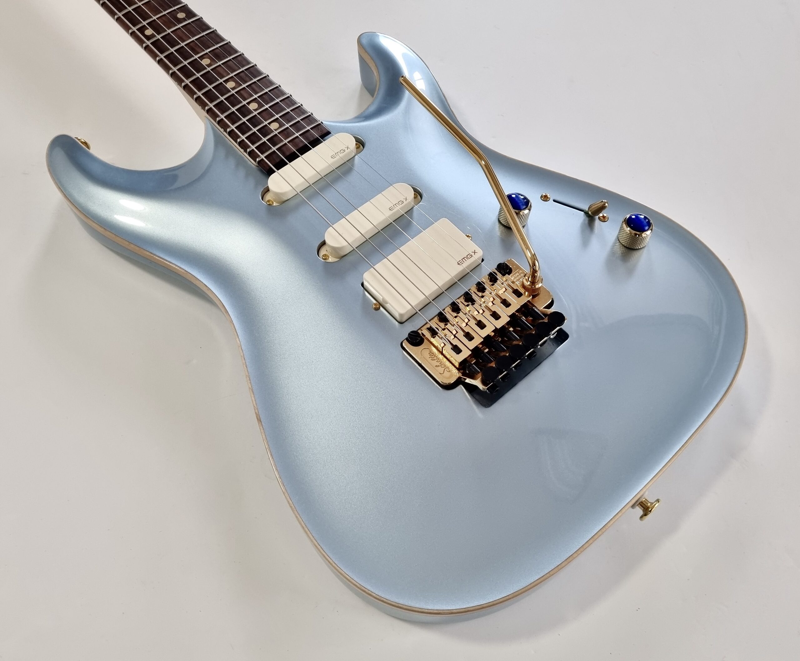 Pensa Custom Guitars MK-D / MK-91 Blue Ice Metallic 2023 - Thumbnail 5