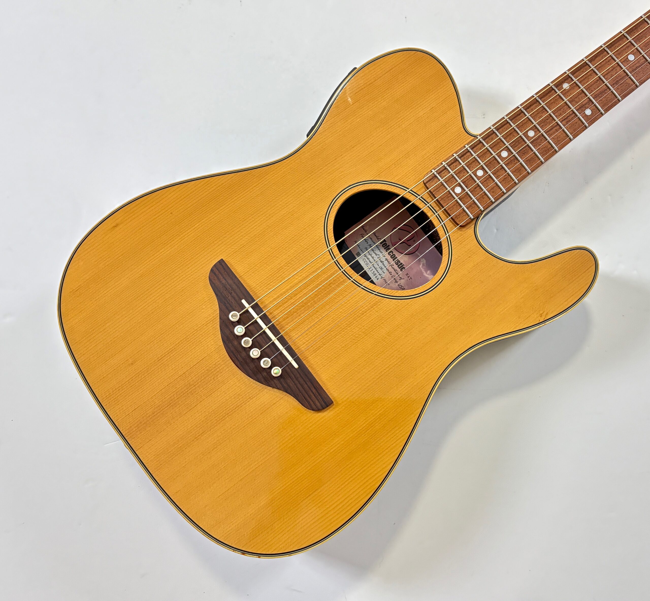 Fender Telecoustic 2003 Natural - Thumbnail 3