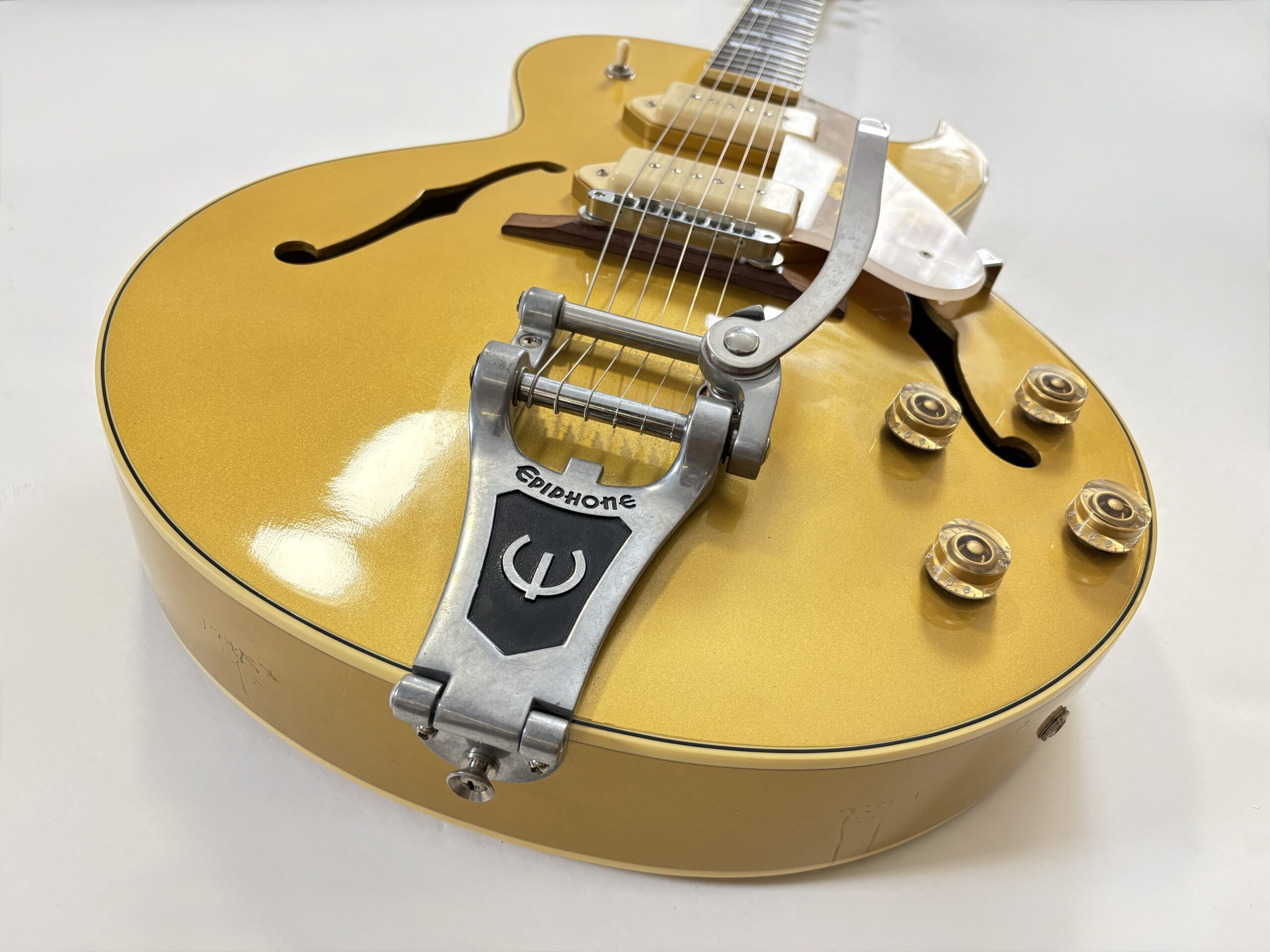 Epiphone ES-295 Metallic Gold 1998 Reissue - Thumbnail 5