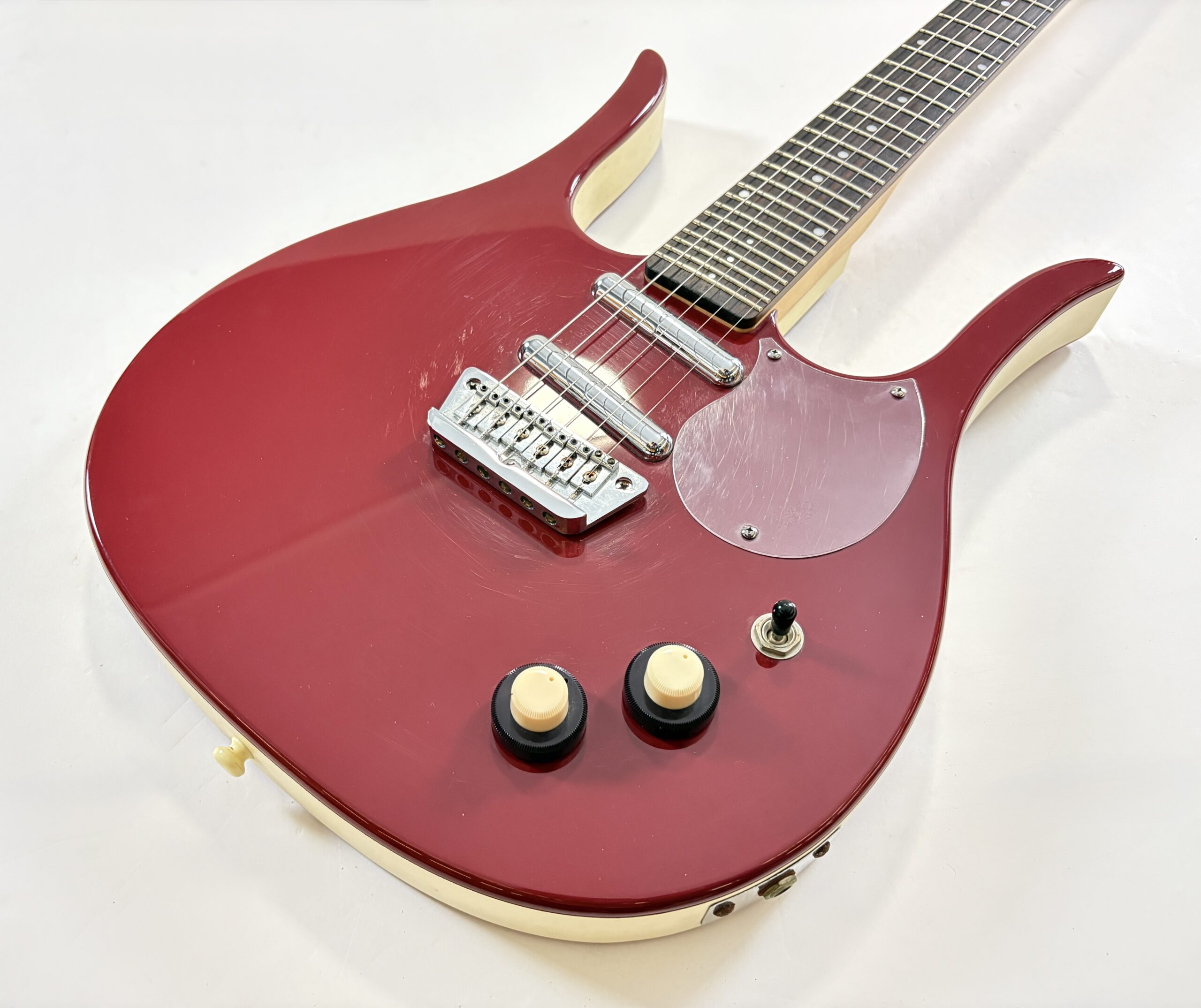 Danelectro Guitarlin Longhorn Reissue 2004 Commie Red - Thumbnail 4