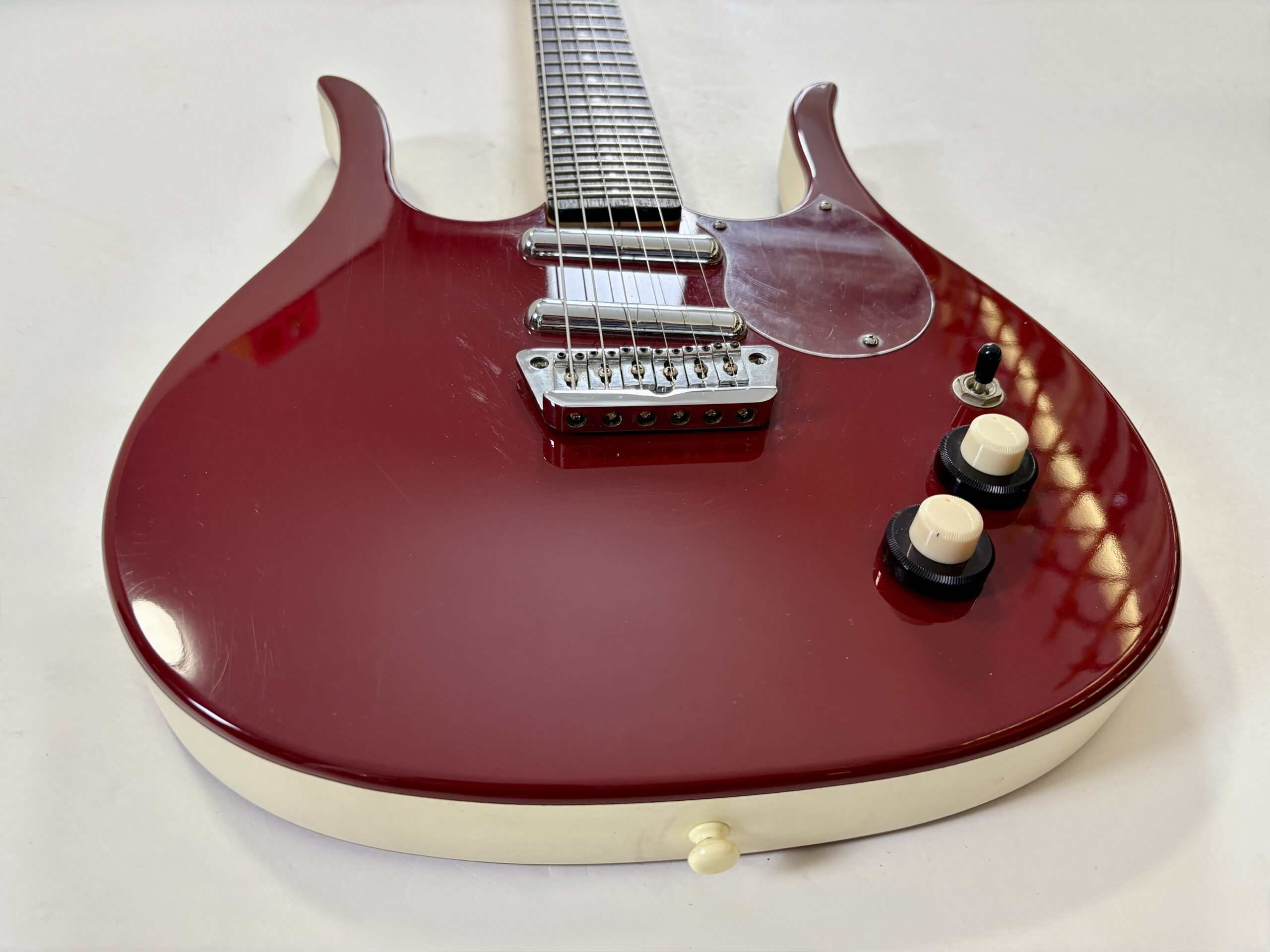 Danelectro Guitarlin Longhorn Reissue 2004 Commie Red - Thumbnail 5