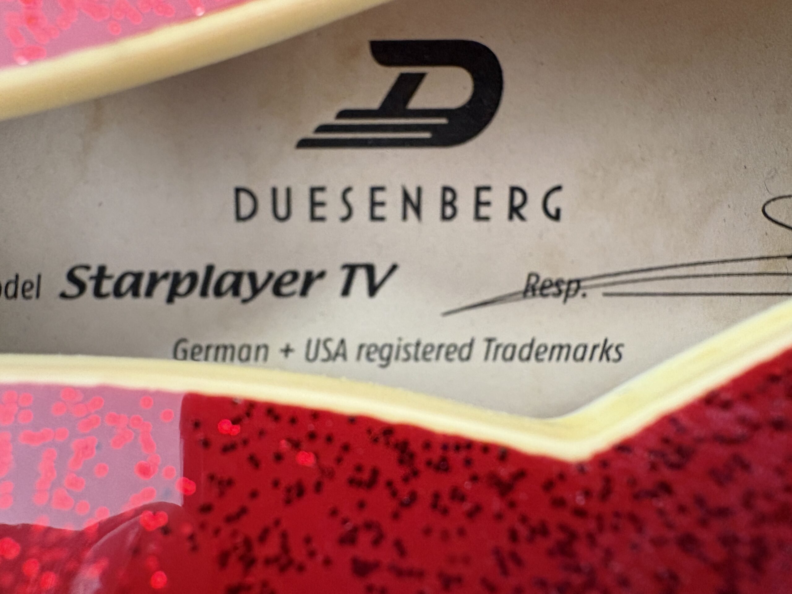 Duesenberg Starplayer TV 2016 Red Sparkle - Thumbnail 6