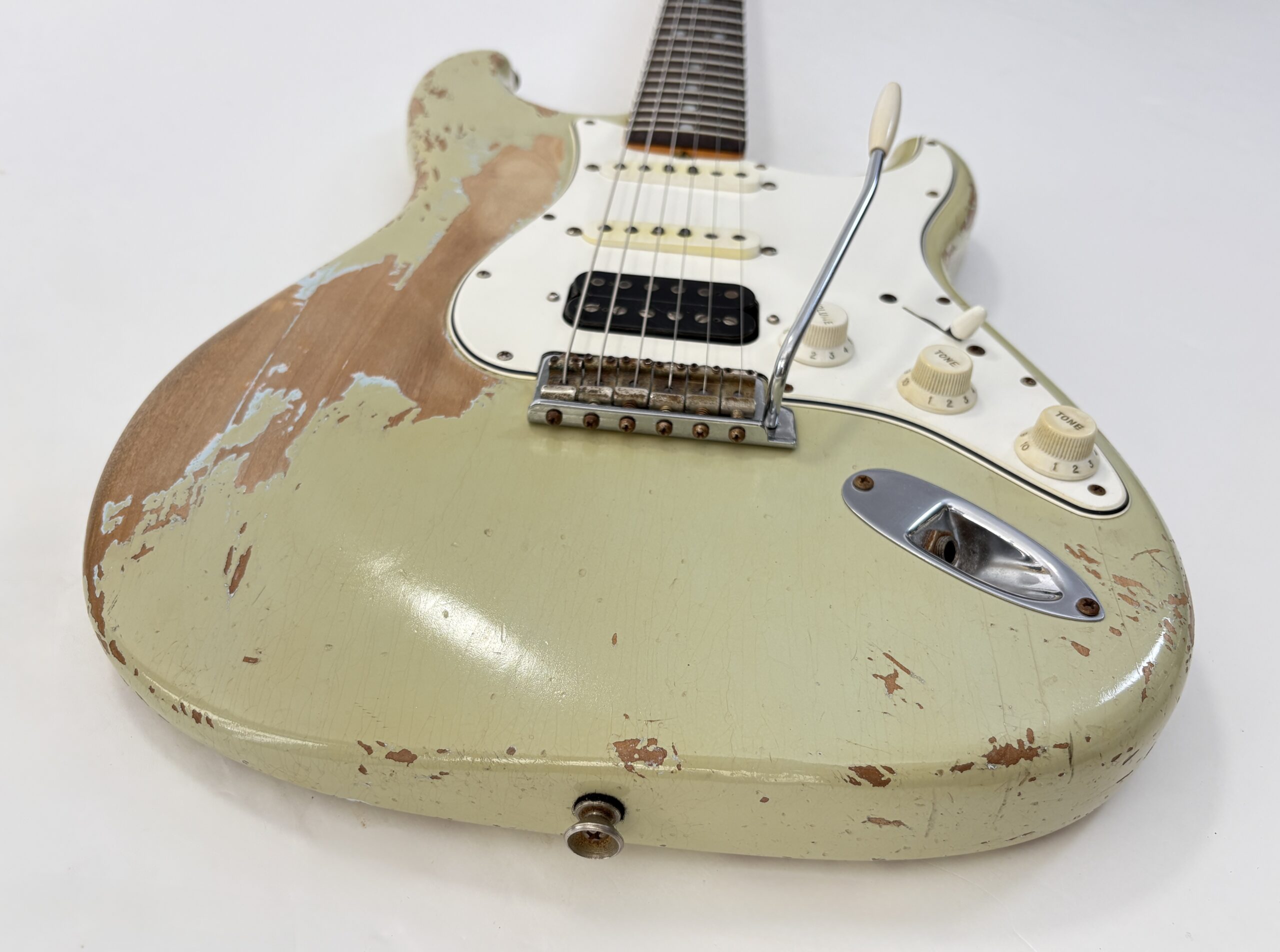 Fender Stratocaster 64 Heavy Relic HSS Masterbuilt Paul Waller Custom Shop 2021 Sonic Blue - Thumbnail 5