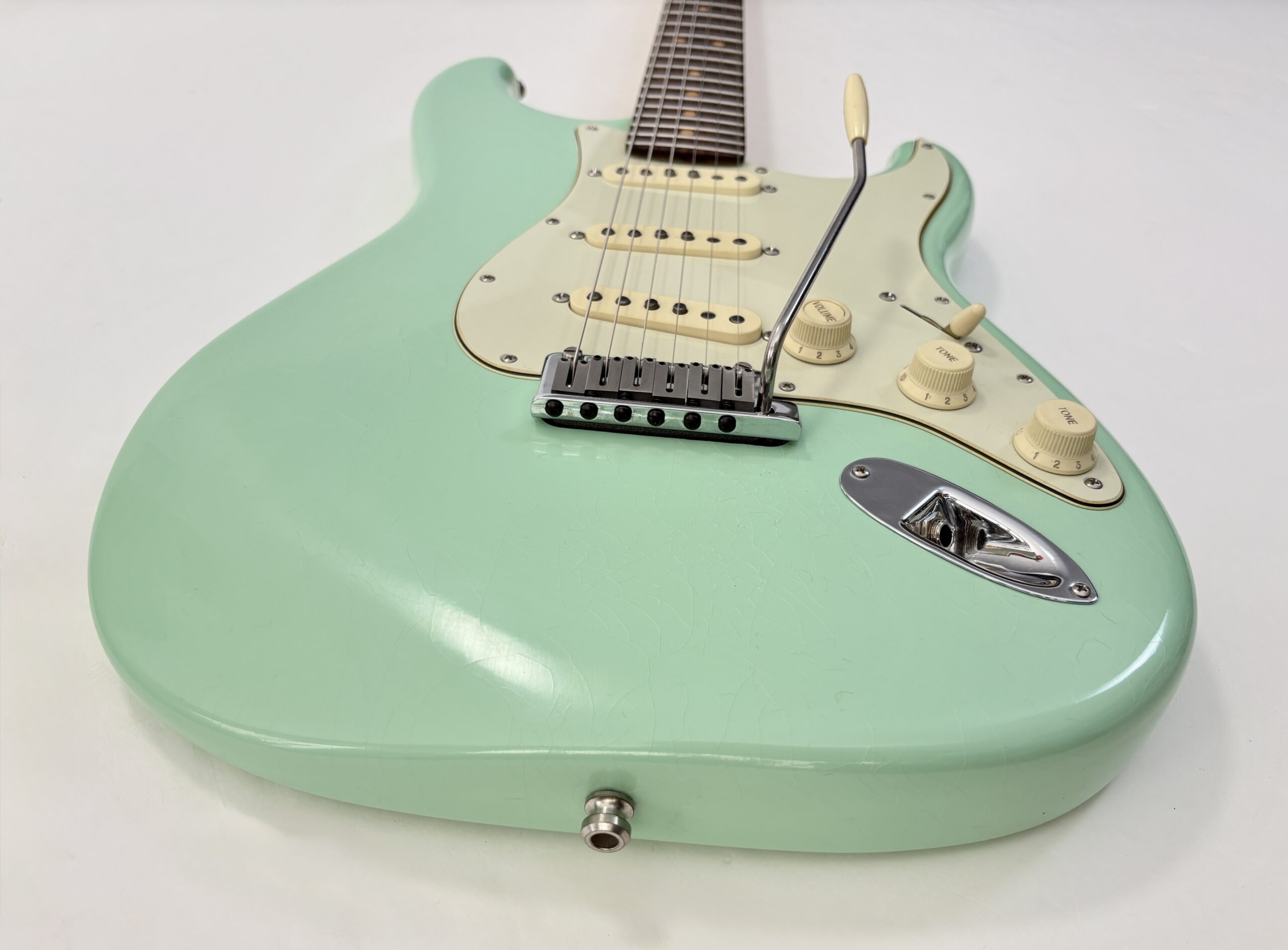Fender Stratocaster ’60s American Ultra Luxe Vintage 2025 Surf Green - Thumbnail 5