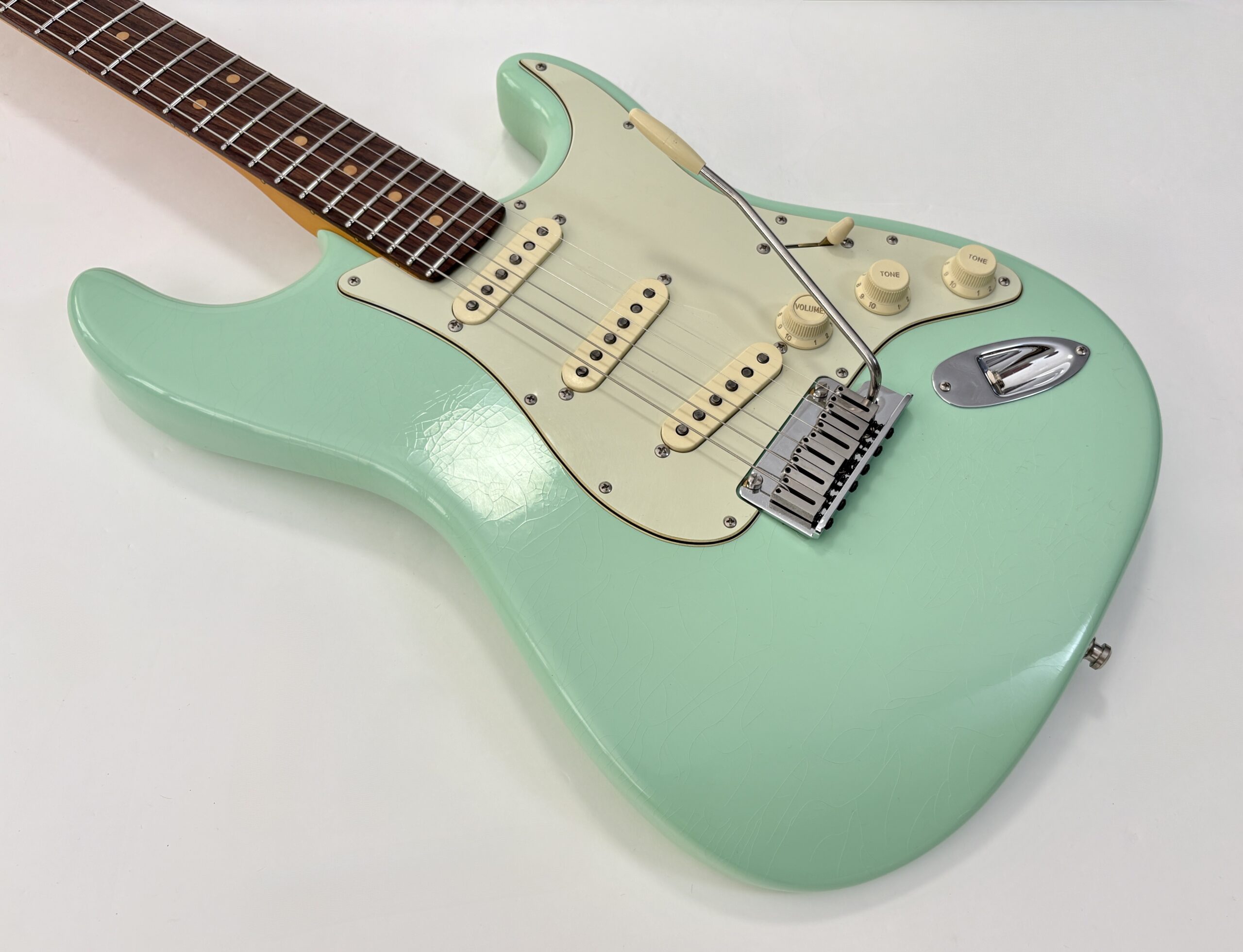 Fender Stratocaster ’60s American Ultra Luxe Vintage 2025 Surf Green - Thumbnail 6