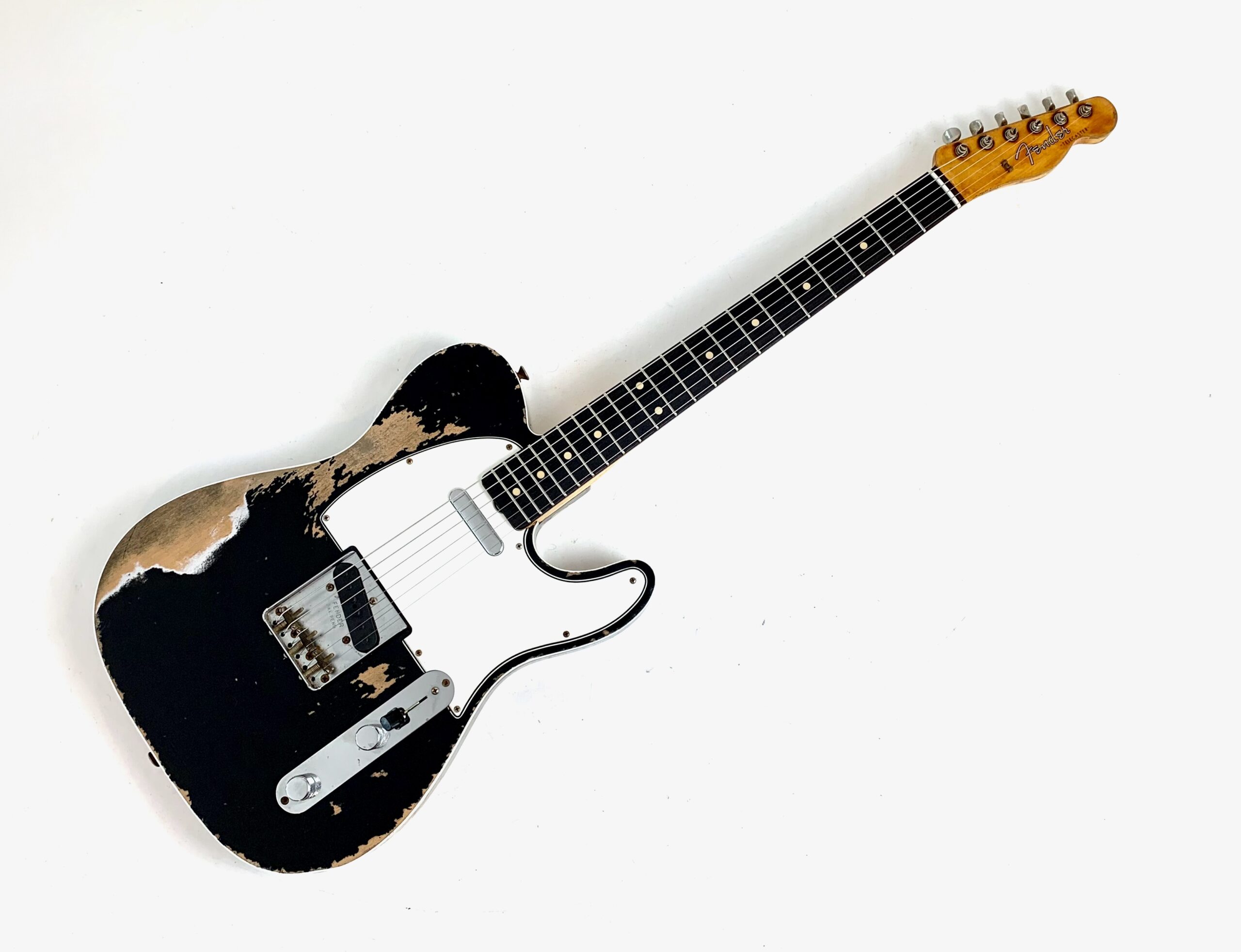 Fender Telecaster Custom 60 Super Heavy Relic Custom Shop 2022 Black - Image 1