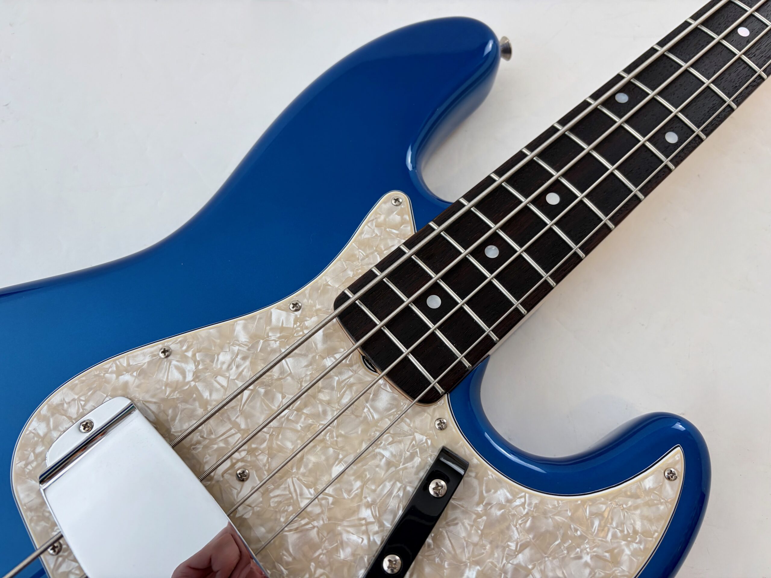 Fender Jazz Bass 1964 Custom Shop 2024 Bright Saphire Metallic NOS - Thumbnail 4