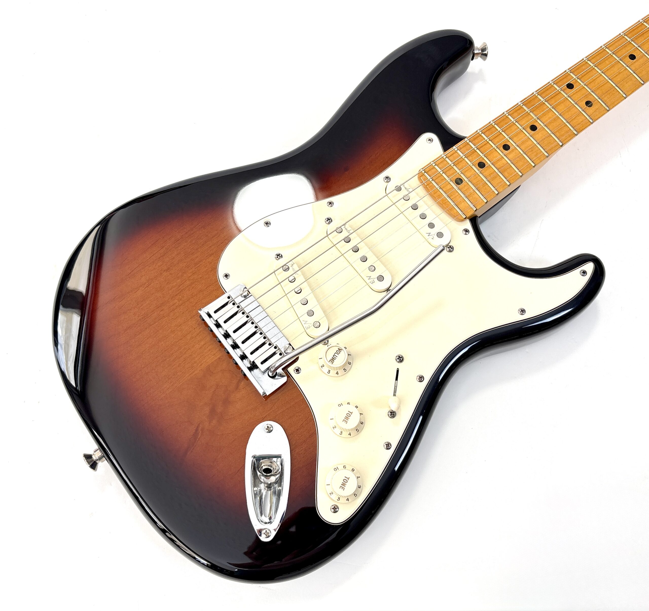 Fender Stratocaster American Deluxe V Neck 2011 Sunburst - Thumbnail 4