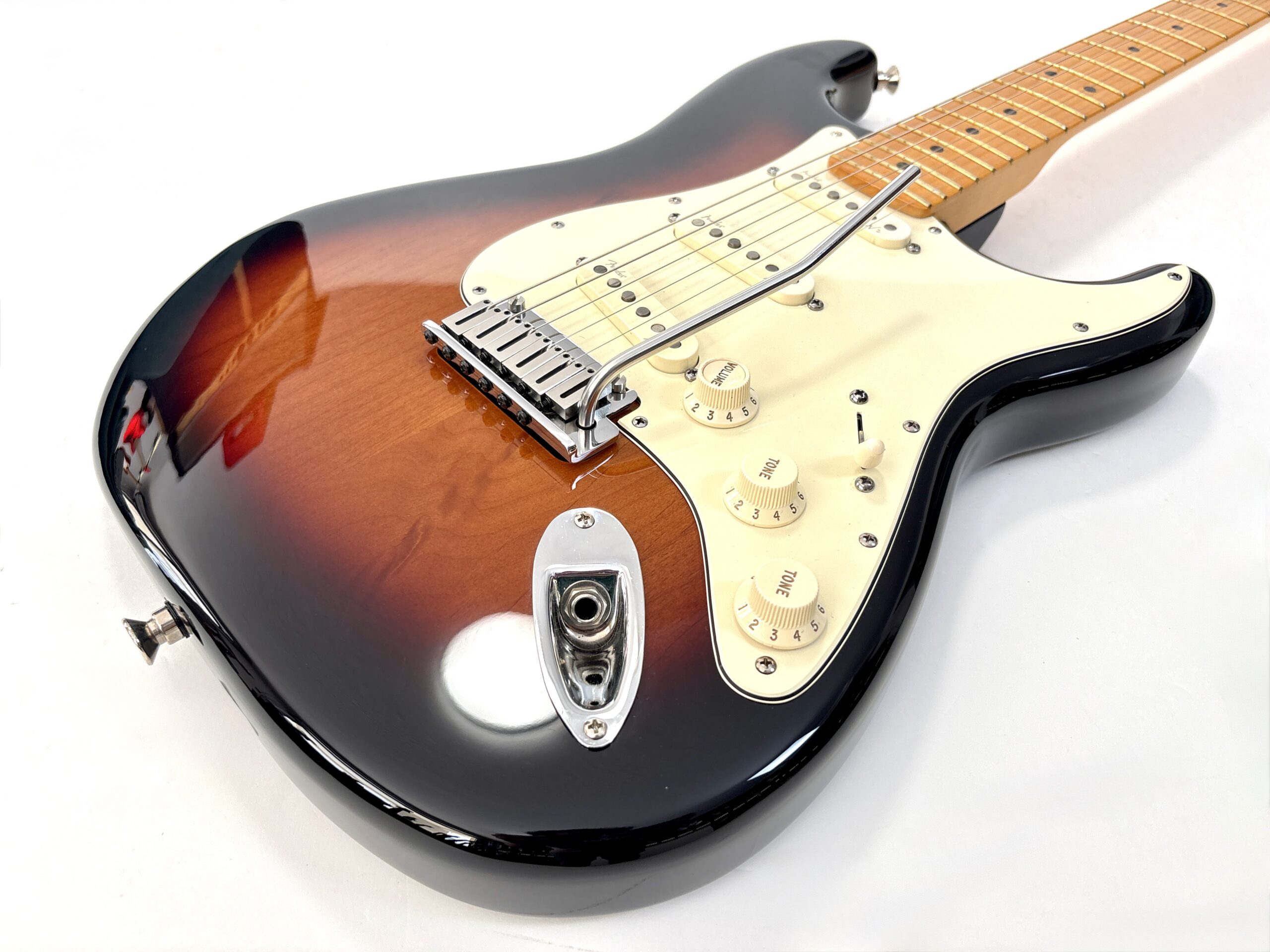 Fender Stratocaster American Deluxe V Neck 2011 Sunburst - Thumbnail 5