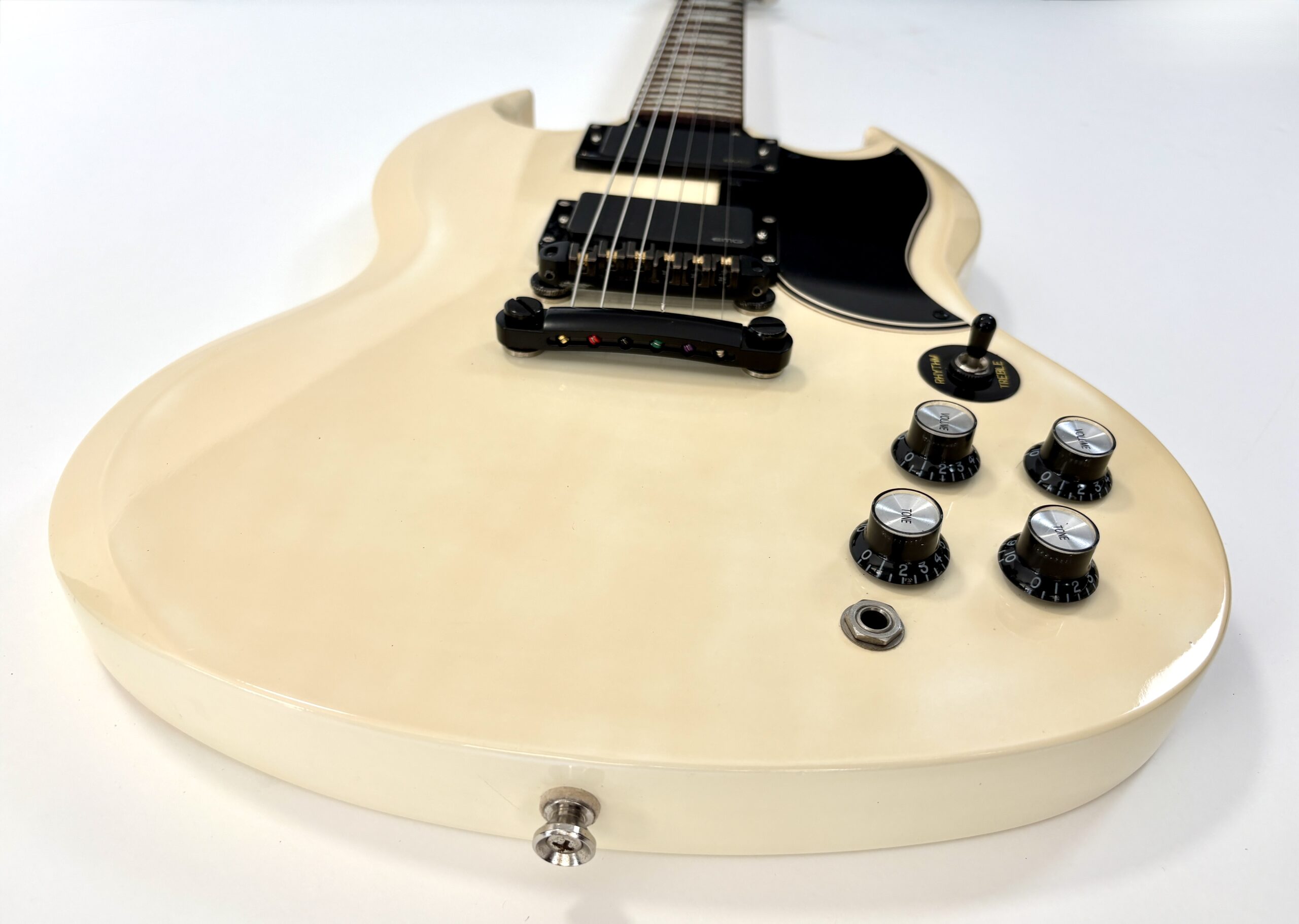 Epiphone G-400 Limited Edition Active EMG 2010 Alpine White - Thumbnail 6